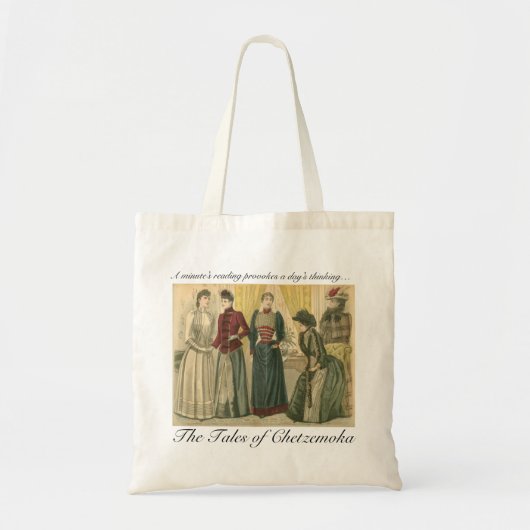 Tote Bag Plat de mode victorien (Devant)