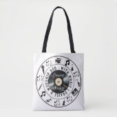 Tote Bag Platine de Créée pour Adorer (Devant)