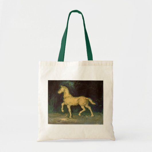 Tote Bag Plâtre Statuette d'un cheval par Vincent van Gogh (Devant)