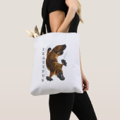 Tote Bag platypus (De près)