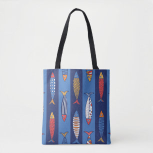 Tote Bag Playtime aquatique : Imaginaire de poisson pour en