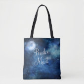 Tote Bag Pleine lune Ciel Lunaire Galaxie céleste (Devant)
