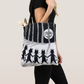 Tote Bag Pleine lune et chats, Louis Wain (De près)