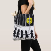 Tote Bag Pleine lune et chats, Louis Wain (De près)