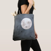 Tote Bag Pleine lune Montée Avec Les Corbeaux (De près)