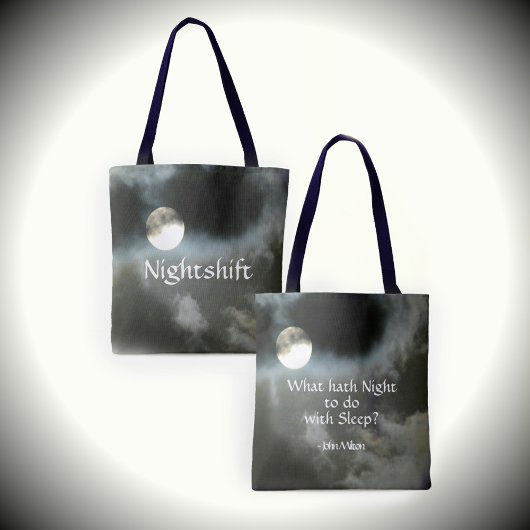 Tote Bag Pleine lune Nighttime Citation Nightshift Personna