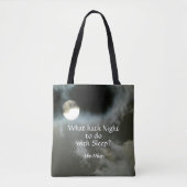 Tote Bag Pleine lune Nighttime Citation Nightshift Personna (Devant)