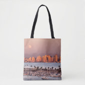 Tote Bag Pleine lune sur San Diego (Devant)