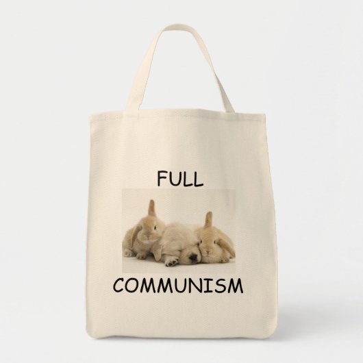 Tote Bag Pleins chiot et lapins Fourre-tout de communisme (Devant)