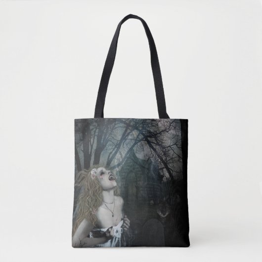 Tote Bag Pleure sur le loup (Devant)