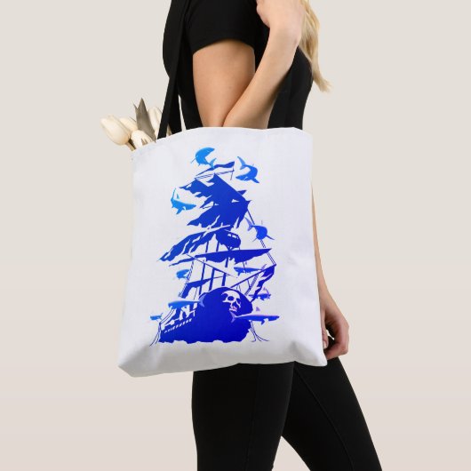 Tote Bag Plongée En Eaux Et Requins (De près)
