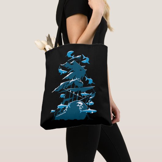 Tote Bag Plongée En Eaux Et Requins (De près)