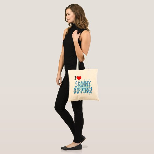 Tote Bag Plongée maigre ! (Devant (modèle))