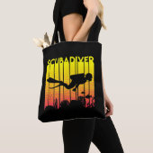 Tote Bag Plongée Plongée Silhouette Plongée Plongée Plongée (De près)