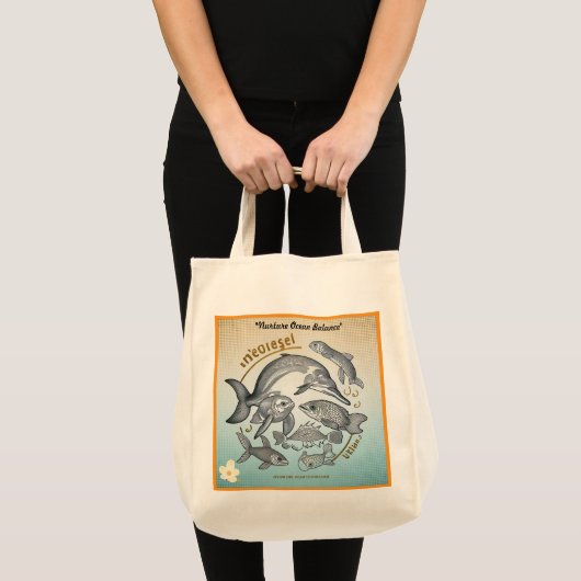 Tote Bag "Plonger dans l'extinction" (Devant (produit))
