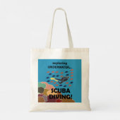 Tote Bag Plongeur en scaphandre (Dos)