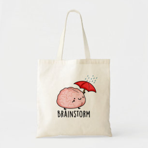 Tote Bag Pluie cérébrale amusante Anatomie Pun