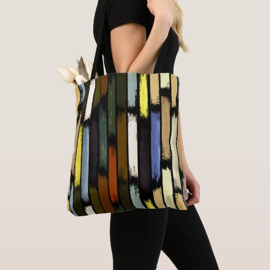 Tote Bag Pluie de couleurs 4 (De près)