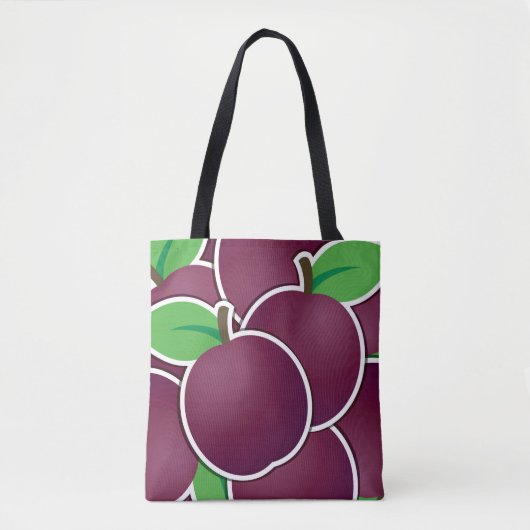 Tote Bag Plum funky (Devant)