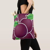 Tote Bag Plum funky (De près)