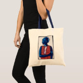 Tote Bag Plume blanche (Devant (produit))