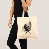 Tote Bag Plume de feuille au ciel (Devant (produit))