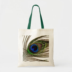 Tote Bag Plume de paon