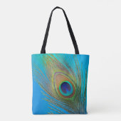 Tote Bag Plume de queue de paon (Dos)
