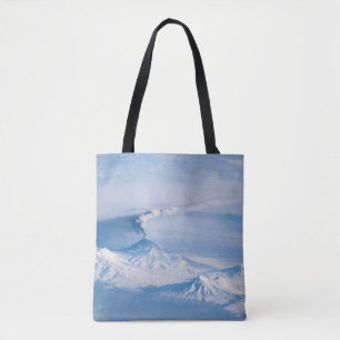 Tote Bag Plume Émanant Du Volcan Kliuchevskoi.
