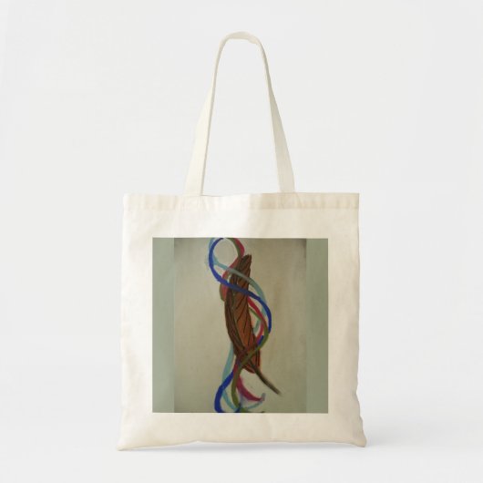 Tote Bag plume fourre-tout d'éléments (Devant)