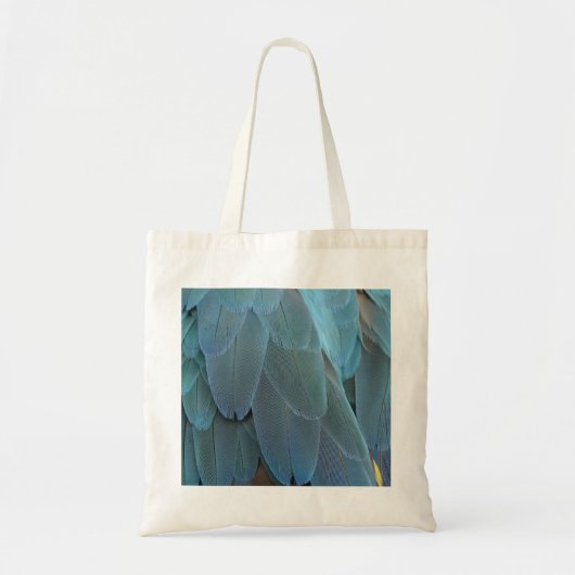 Tote Bag Plumes bleues (Devant)