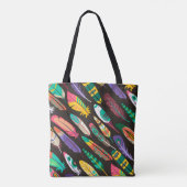 Tote Bag Plumes colorées (Dos)