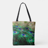 Tote Bag Plumes de paon (Dos)