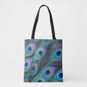 Tote Bag Plumes de paon