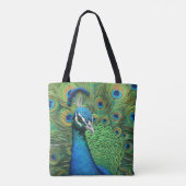 Tote Bag Plumes de paon (Dos)