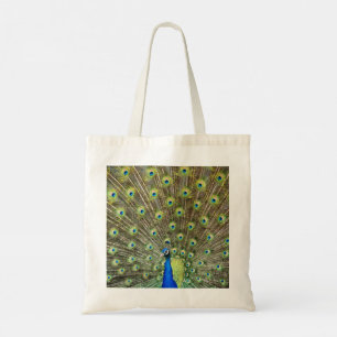Tote Bag Plumes de paon et de paon