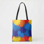 Tote Bag Plumes de perroquet de Macaw Scarlet (Devant)