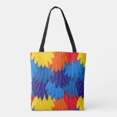 Tote Bag Plumes de perroquet de Macaw Scarlet (Dos)