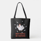 Tote Bag Plumes de poulet (Dos)