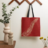 Tote Bag Plumes dorées