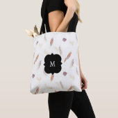 Tote Bag Plumes Tendance Collection Luxe Boho (De près)