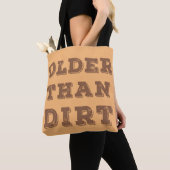 Tote Bag Plus âgé que la tête (De près)