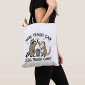 Tote Bag Plus de déchets peuvent réduire les déchets ne peu (De près)