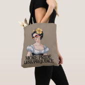 Tote Bag Plus Fierté Moins Préjudice LGBTQ Fière Ally Fiert (De près)