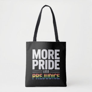 Tote Bag Plus Fierté Moins Préjugés Lgbt Mois Gay pride