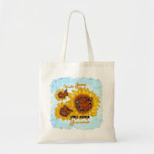 Tote Bag Plus Grande Grand-mère Tournesol (Devant)