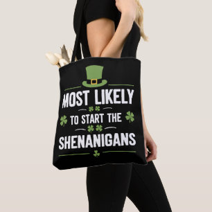 Tote Bag Plus susceptible de déclencher les frasques St Pat