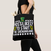 Tote Bag Plus susceptible de déclencher les Shenanigans St (De près)