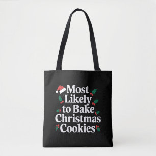 Tote Bag Plus susceptible de préparer des biscuits de Noël 