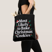 Tote Bag Plus susceptible de préparer des biscuits de Noël (De près)